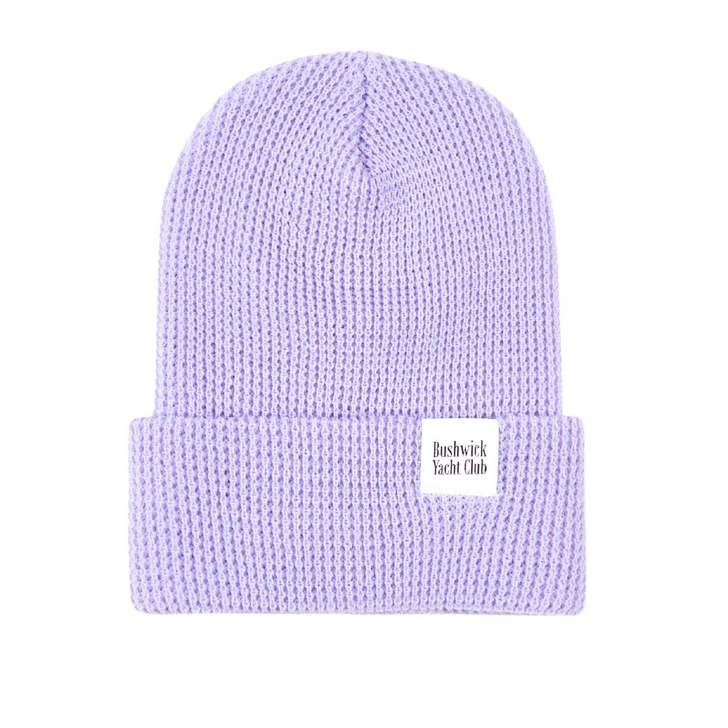 Waffle Knit Beanie - Lavender