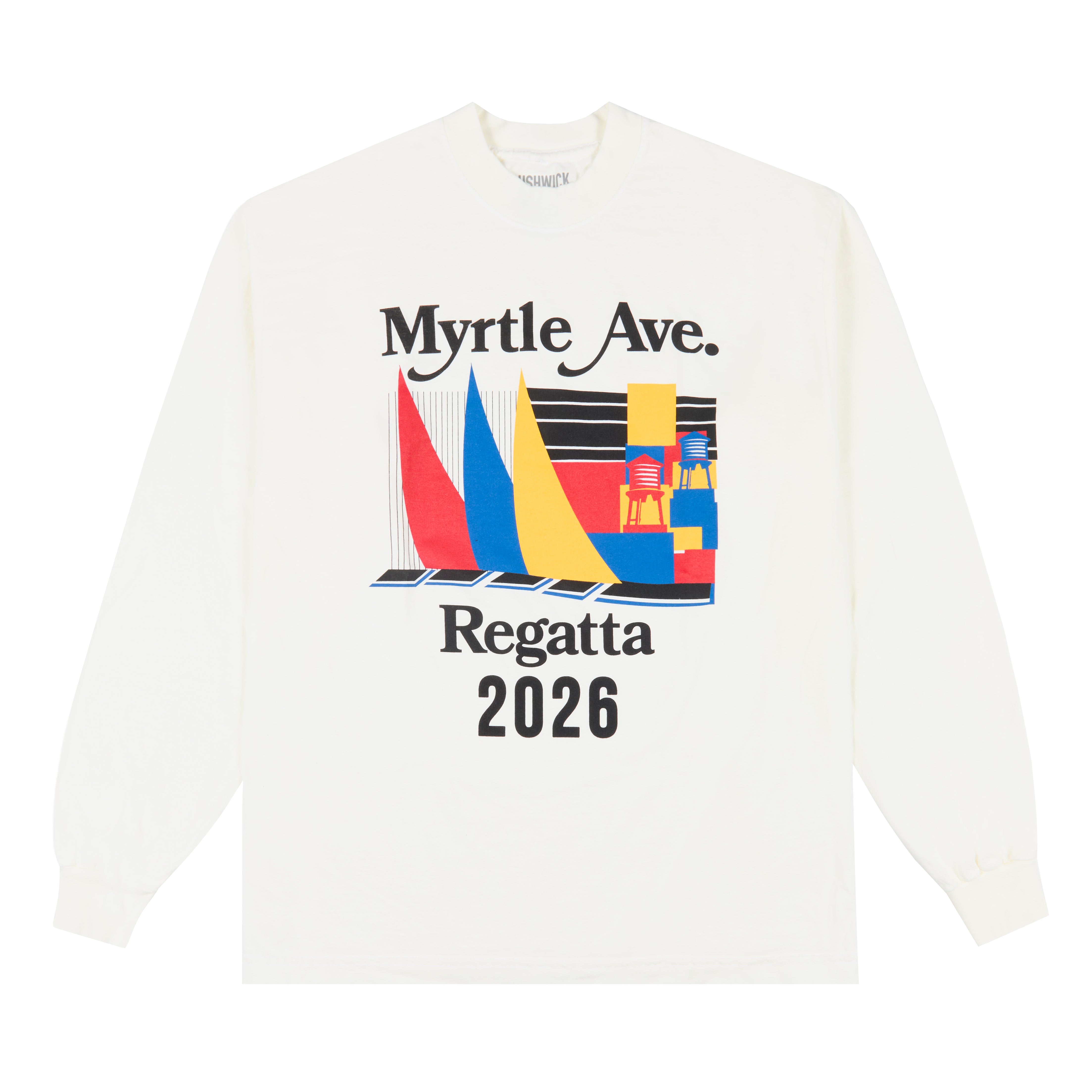 2026 Regatta L/S Tee – Bushwick Yacht Club