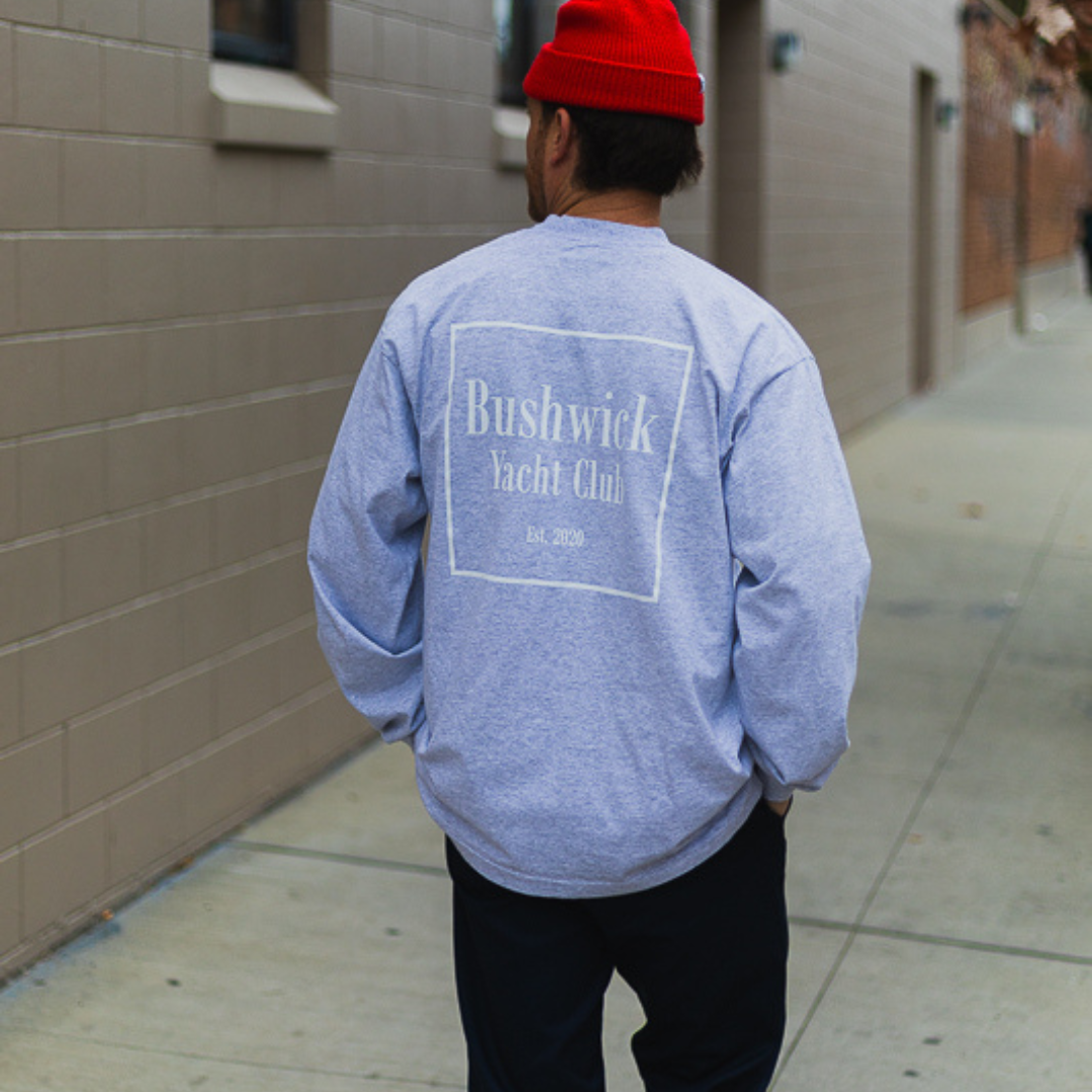 Long Sleeve Welcome Tee - Heather Grey