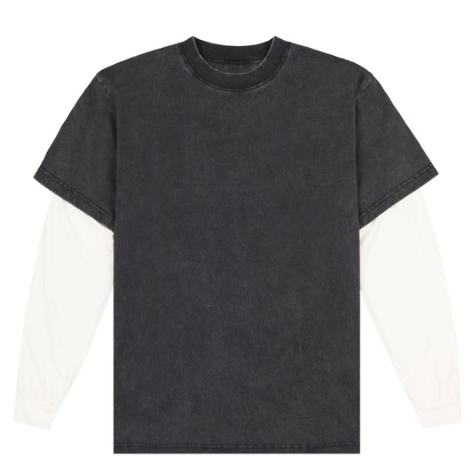 Sewn-in Long Sleeve - Vintage Black