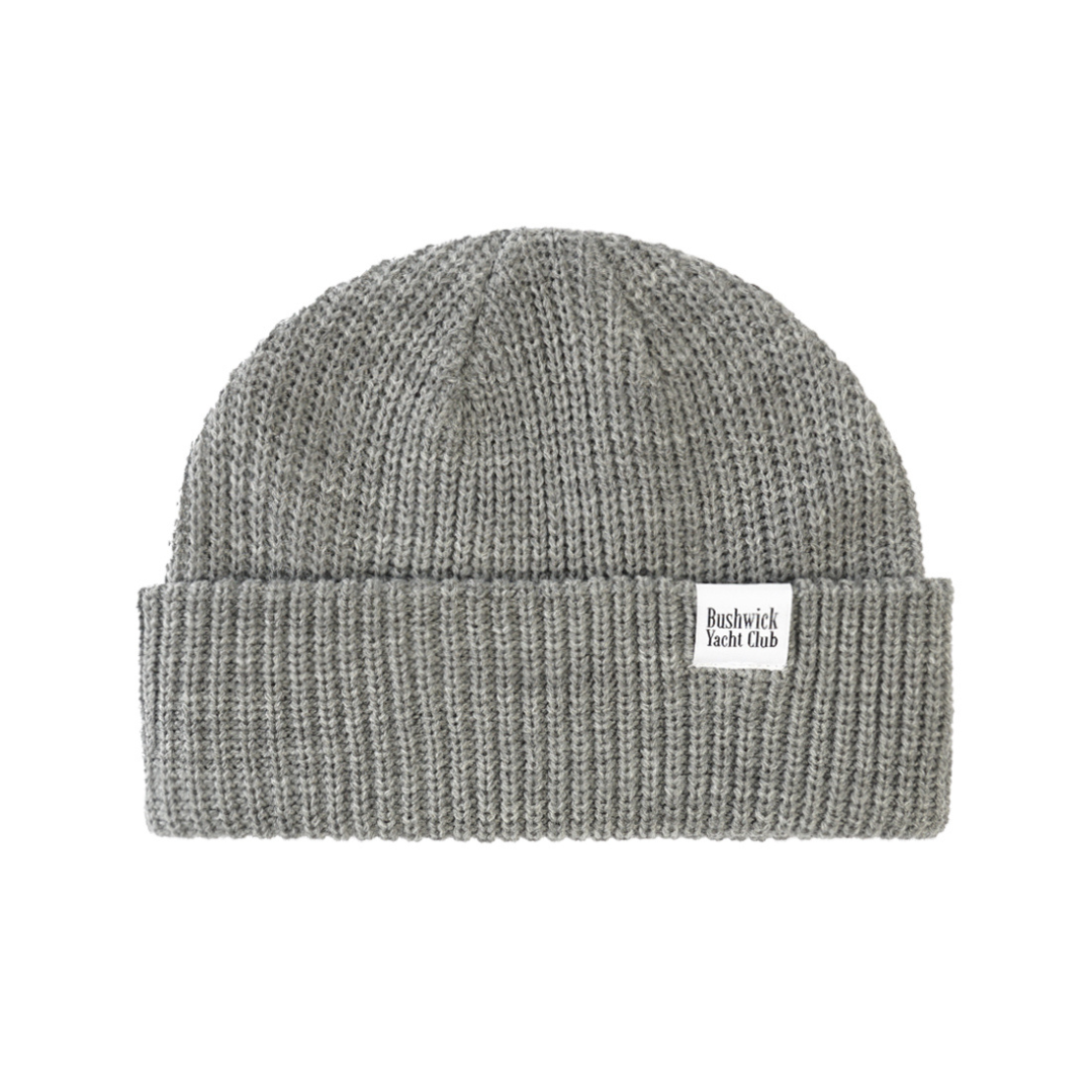Cable Beanie - Heather Grey