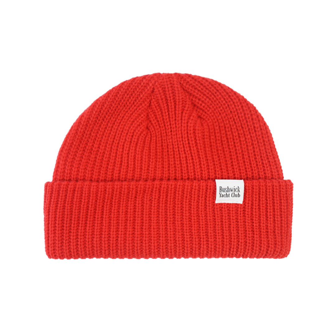 Cable Beanie - Zissou Red