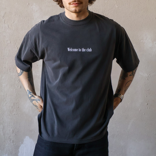 Welcome Tee - Vintage Black