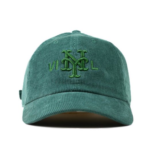 VINYL Cord Dad Hat - Forest Green
