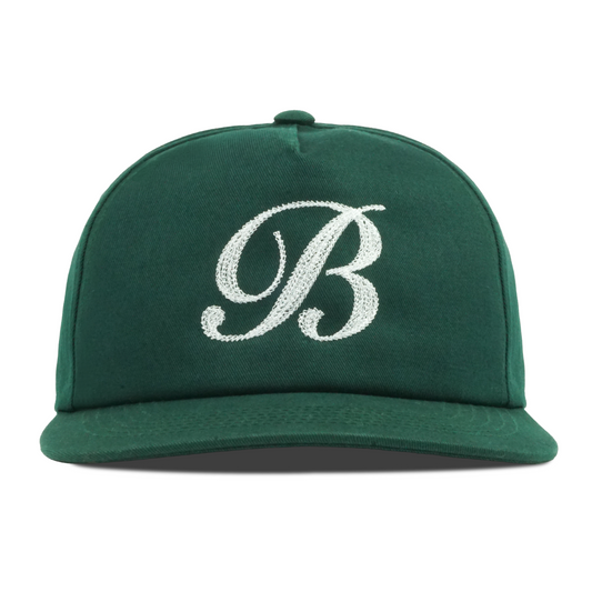 Chain Stitch 5 Panel - Forest Green