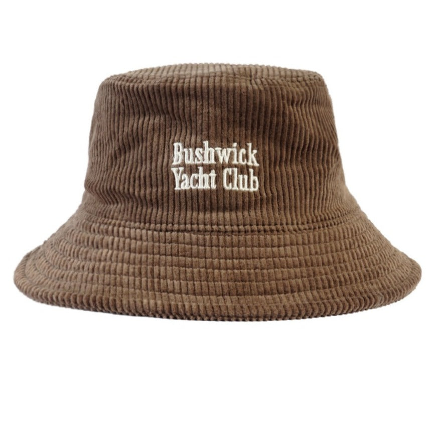 Corduroy Bucket Hat - Walnut