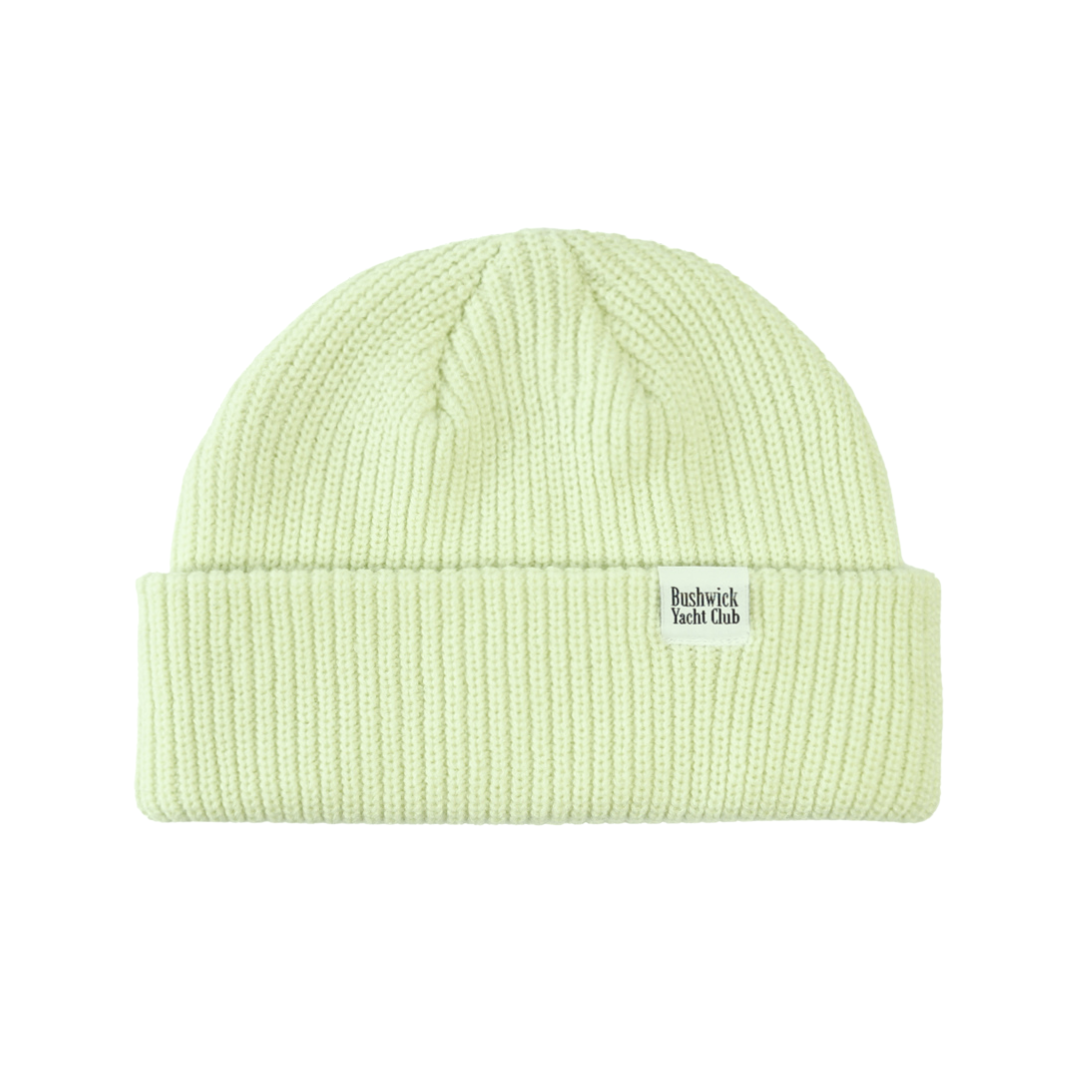 Cable Beanie - Lime
