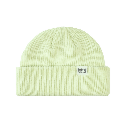 Cable Beanie - Lime