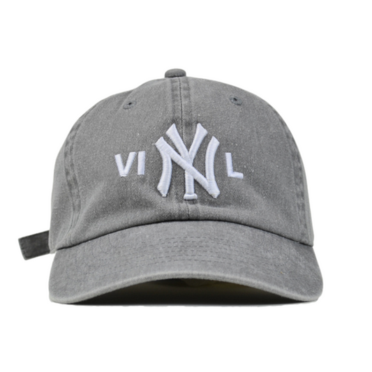 VINYL Yankees Dad Hat - Faded Grey